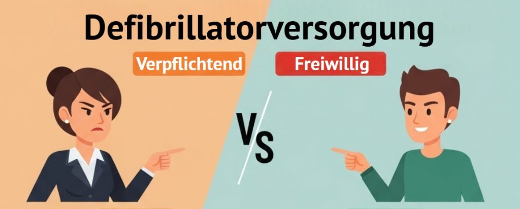 Vergleich: Defibrillatoren im &ouml;ffentlichen Raum